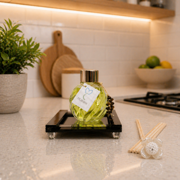 Difusor de Ambiente Lima da Pérsia 120ml com Varetas – Aroma Cítrico Refrescante Mcabana