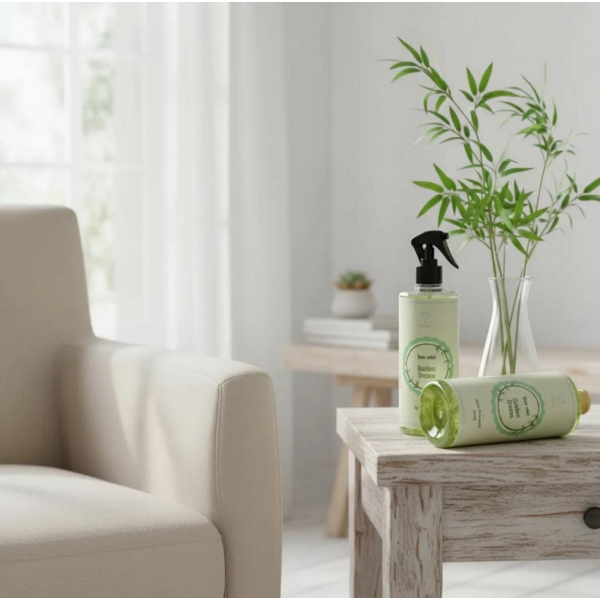 Kit Bem-Estar Bamboo Dreams: Água Perfumada (500m...