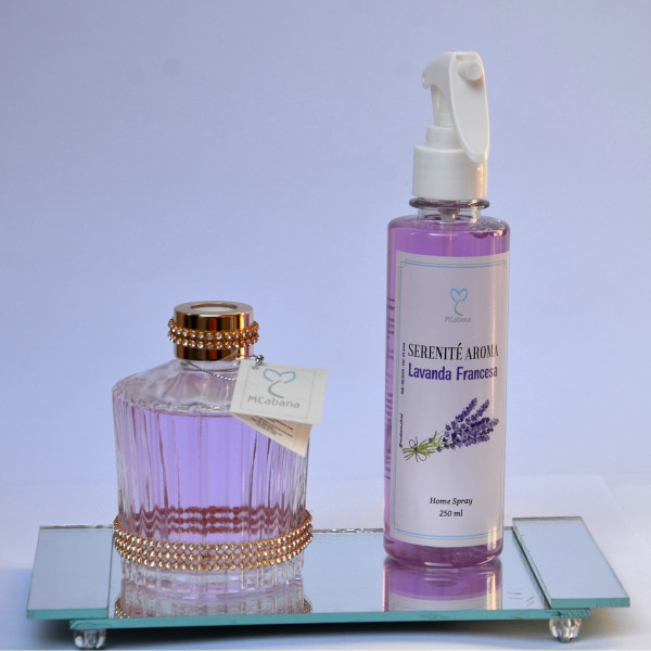 Kit Duplo Lavanda Francesa - 250 ml (Difusor com V...