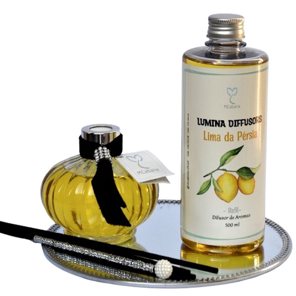Kit Difusor com Varetas 250ml + Refil Lima da Pér...