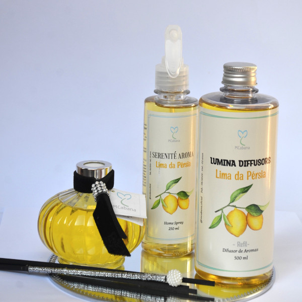 Kit Completo Lima da Pérsia ( Difusor com Varetas...
