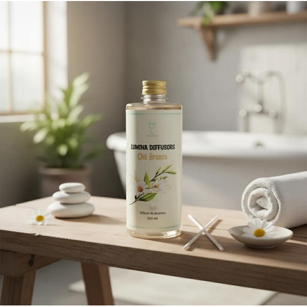 Refil para Difusor com Varetas Chá Branco - 500 ml