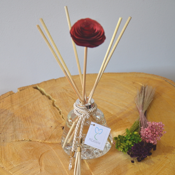 Difusor com Varetas Chá Branco Mcabana  250ml - Sofisticação e Frescor