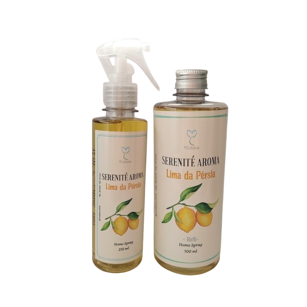 kit Home Spray - 250 ml + Refil - 500 ml Lima da P...