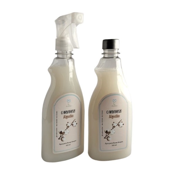 Kit Carinhoso Algodão: Água para Passar (500ml) ...
