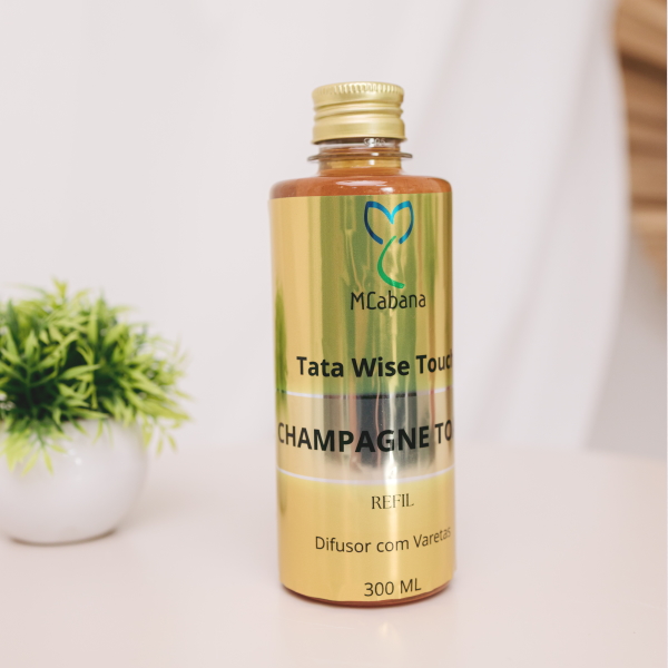 Refil para Difusor em Gel com Varetas Champagne To...