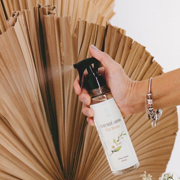 kit Home Spray - 250 ml + Refil - 500 ml Chá Branco